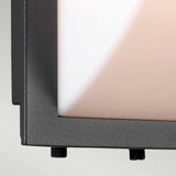 Sven Series: Sleek Graphite Outdoor Double Bar Wall Light