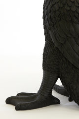 Elegant Black Duck Table Lamp 32x31x65 cm