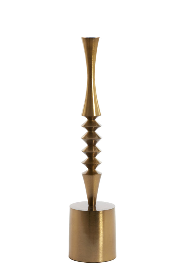 Elegant Black Nickel Candle Holder - 45cm Mistry Collection
