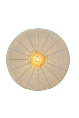 Elegant Bahoto Cream Ceiling Lamp, 51cm Diameter
