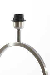 Nickel Satin Liva Lamp Base, 30x13x37 cm
