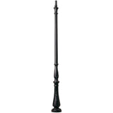 Tabor Post with door 3000mm Black (60mm spigot)