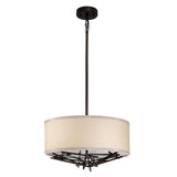 Elegant Taiko Triple Pendant Light
