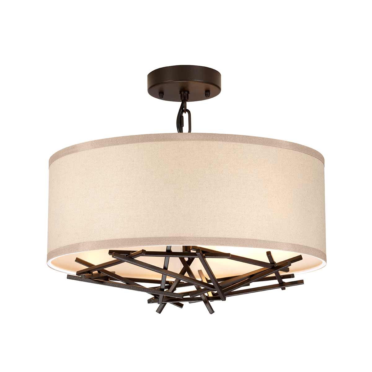 Elegant Taiko Triple Pendant Light