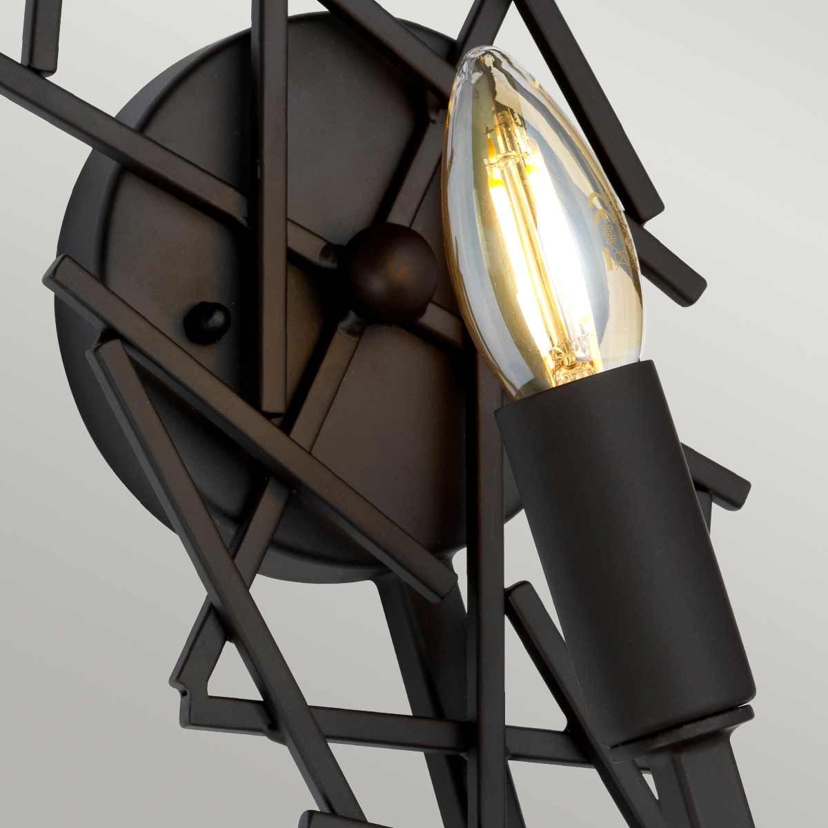 Bronze Elegance Single Wall Sconce