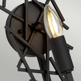 Bronze Elegance Single Wall Sconce