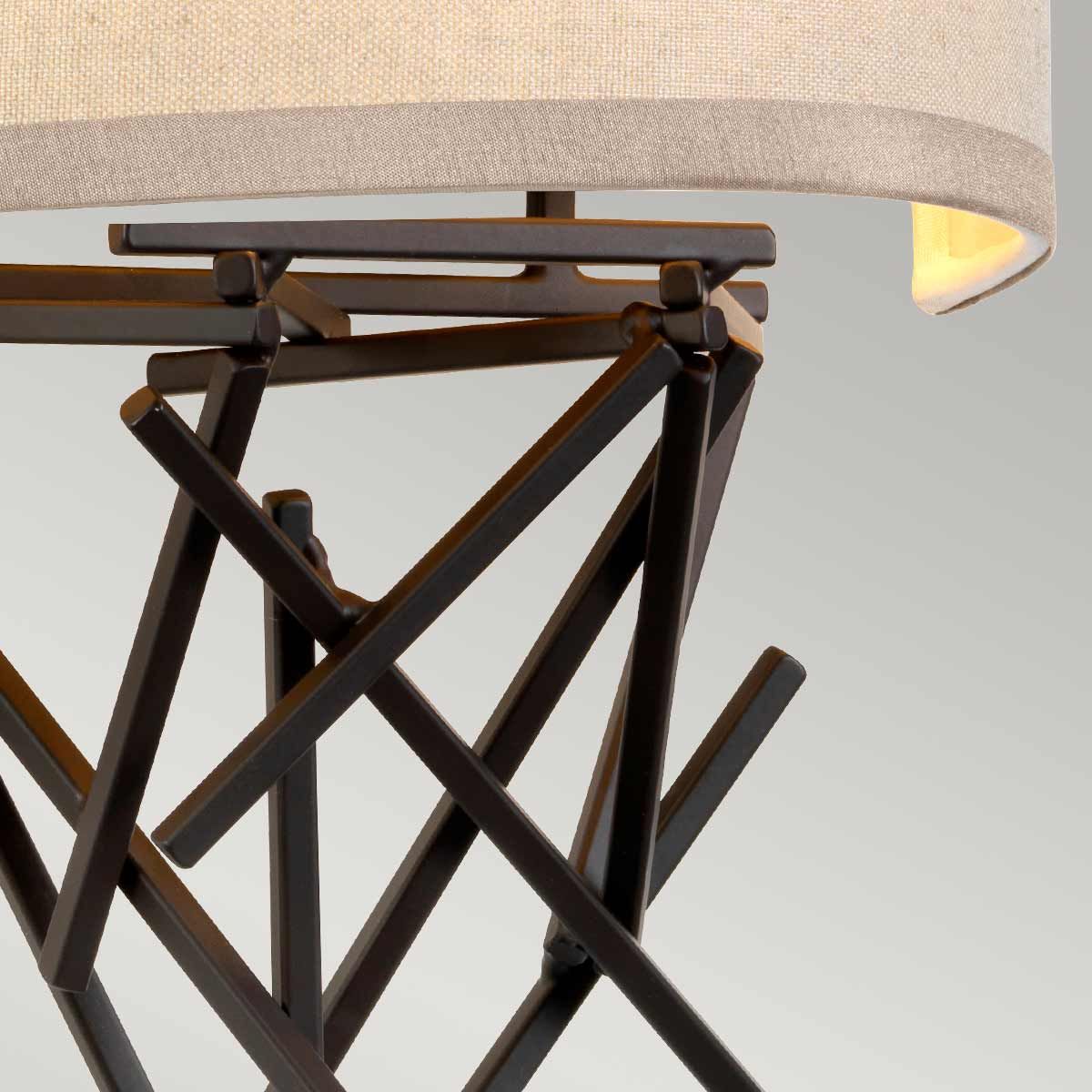 Taiko Dual Light Wall Fixture in Olde Bronze