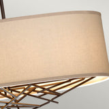 Taiko 5-Light Olde Bronze Linear Pendant