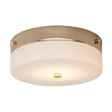 Tamar Elegant Gold Bathroom Flush Light Fixture