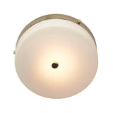 Tamar Elegant Gold Bathroom Flush Light Fixture
