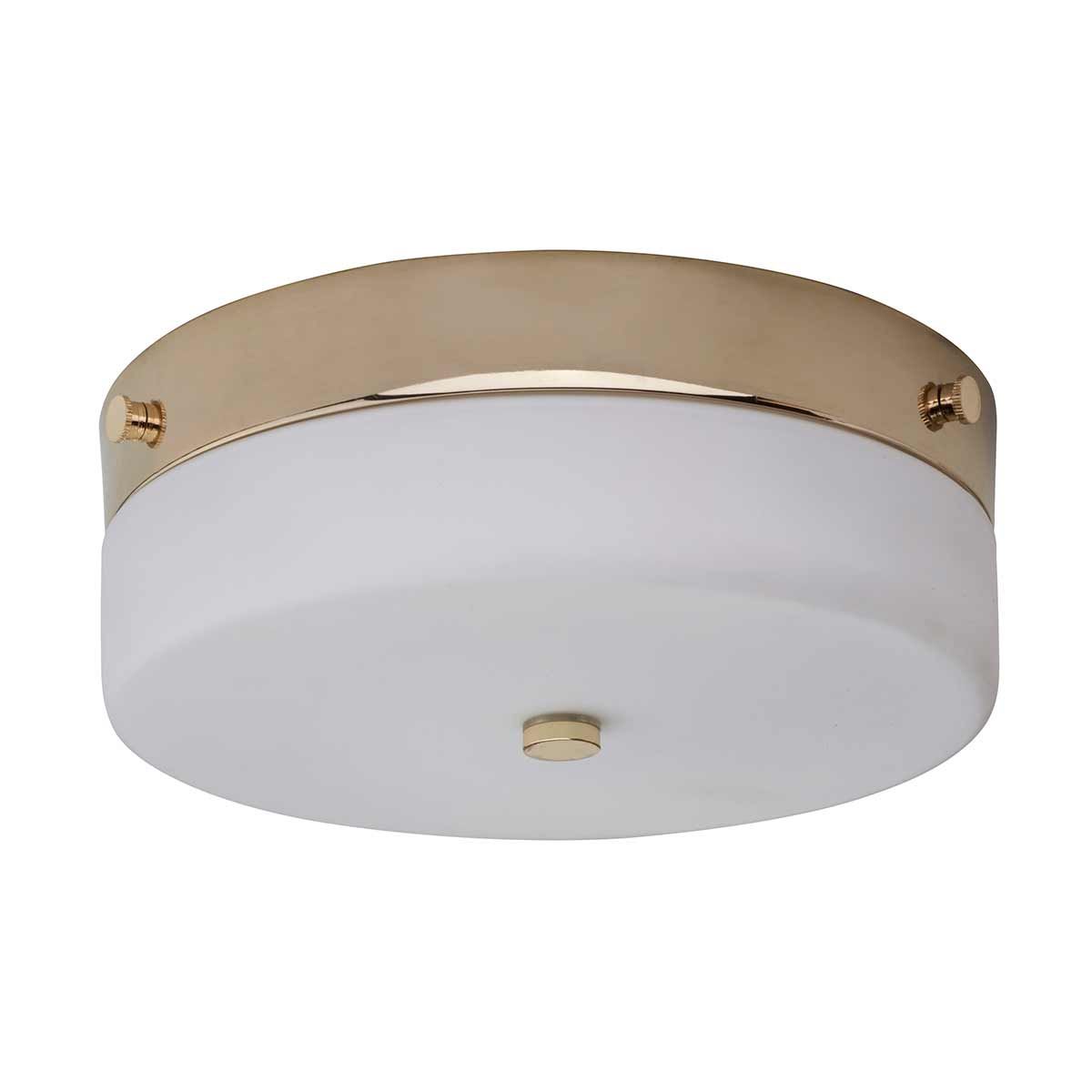 Tamar Elegant Gold Bathroom Flush Light Fixture