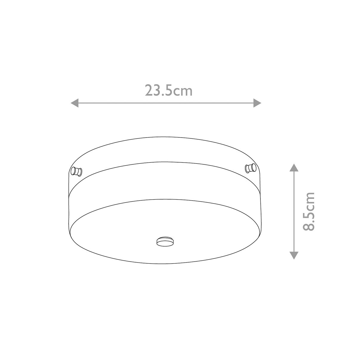 Tamar Elegant Gold Bathroom Flush Light Fixture