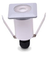 Teresa 50 Square 1.7W G9 LED 3000K, Decking/Soffit Light, Grey/Clear