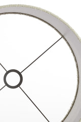 Elegant White Bolero Cylinder Shade 40x40x30 cm