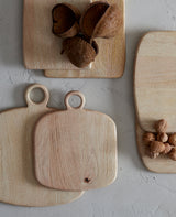 Rustic Aveiro Wood Chopping Board 23x28x1.5 cm