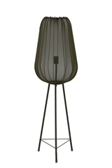 Elegant Tripod Floor Lamp in Dark Green, Ø42x132 cm - Plumeria Design