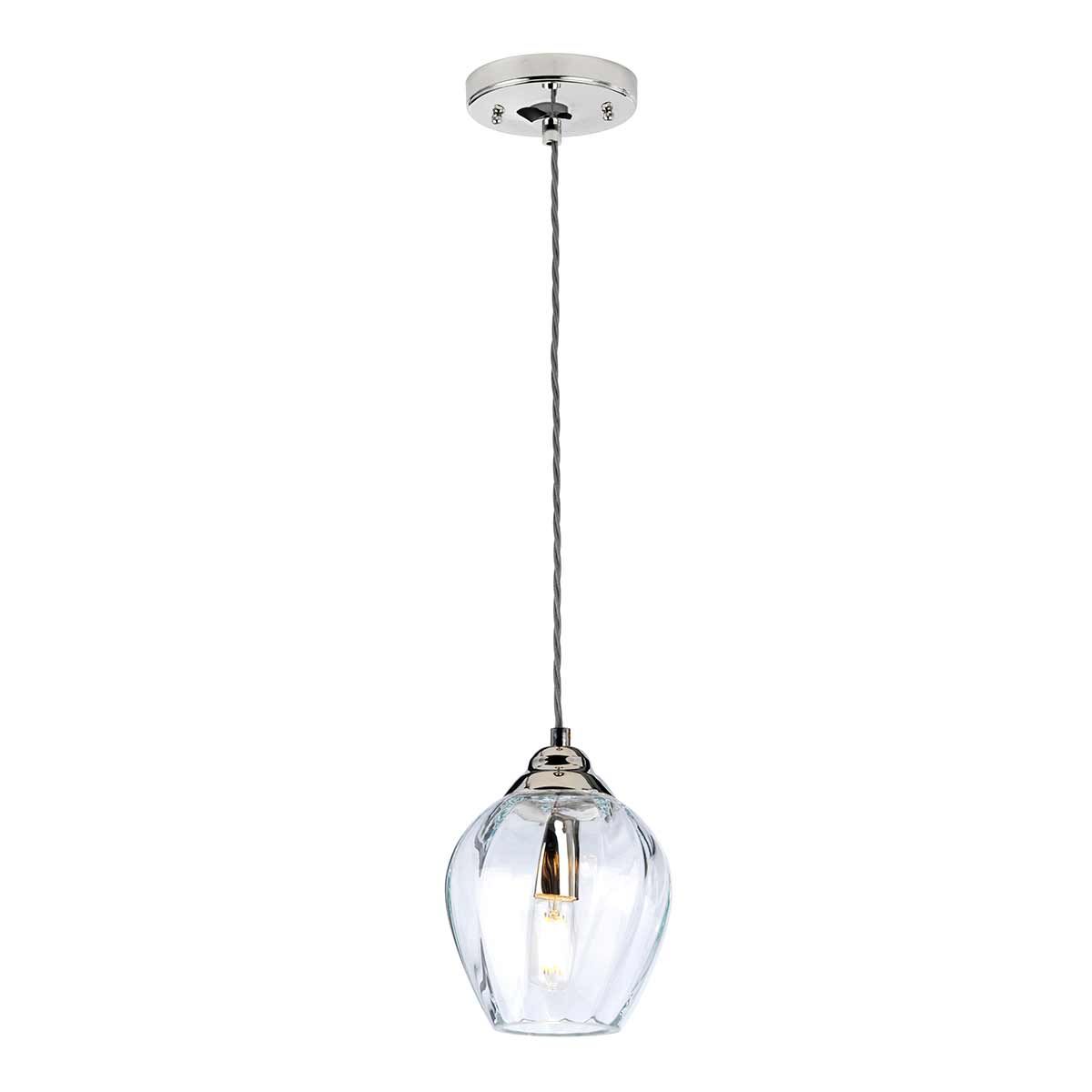 Amber Elegance 1-Light Pendant