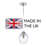 Amber Elegance 1-Light Pendant