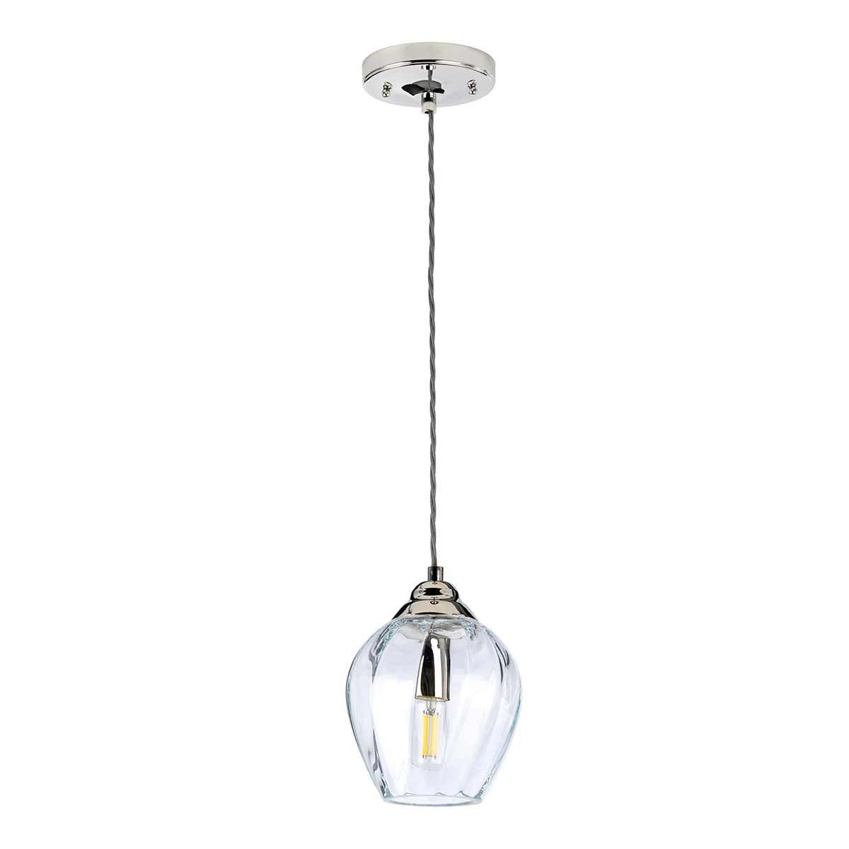 Amber Elegance 1-Light Pendant