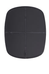 Labro Brown Glass Mirror with Black Frame - 40x50 cm