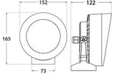 Tommy EL Wall 10W GX53 LED CCT, Wall Light, Black/Clear