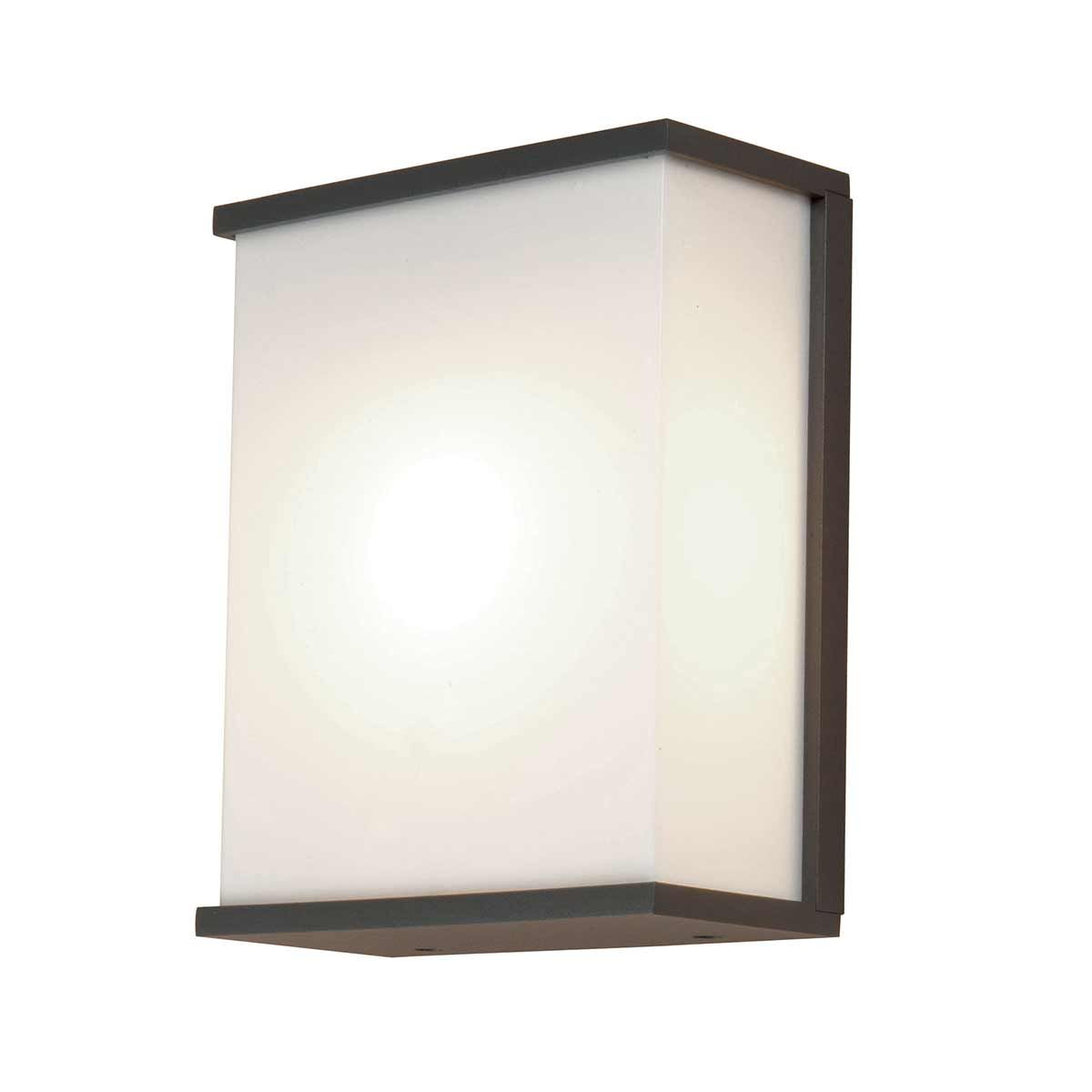 Sleek Torsten Wall Light - Minimalist Dark Grey Cube Design