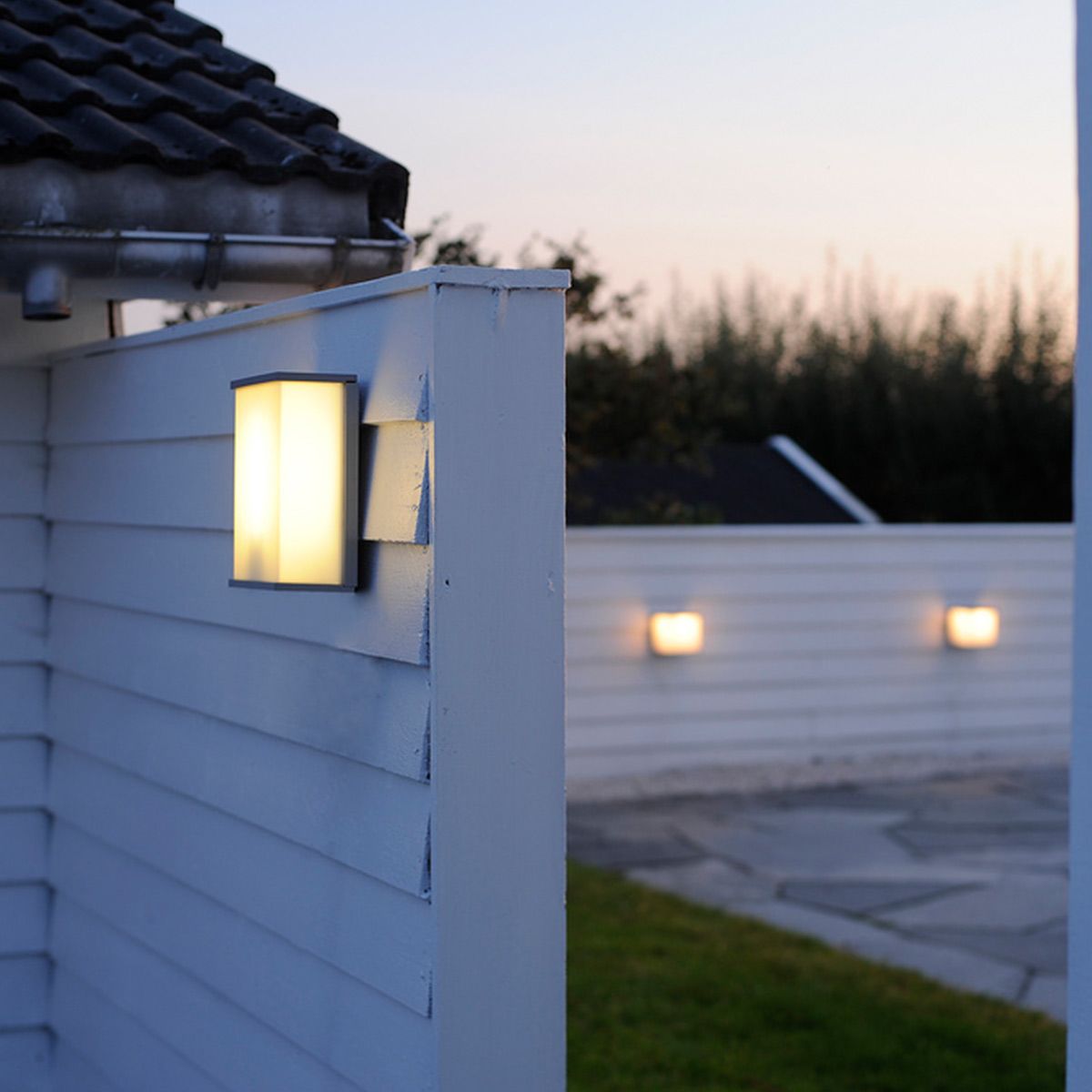 Sleek Torsten Wall Light - Minimalist Dark Grey Cube Design