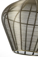 Antique Bronze and Matte Black Alvaro Floor Lamp 35x30x160 cm