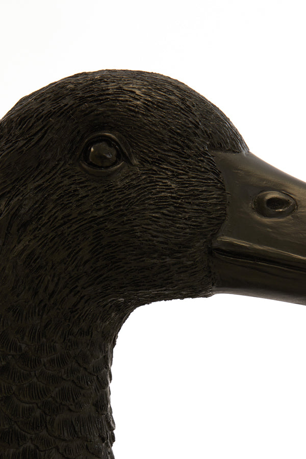 Elegant Black Duck Table Lamp 32x31x65 cm