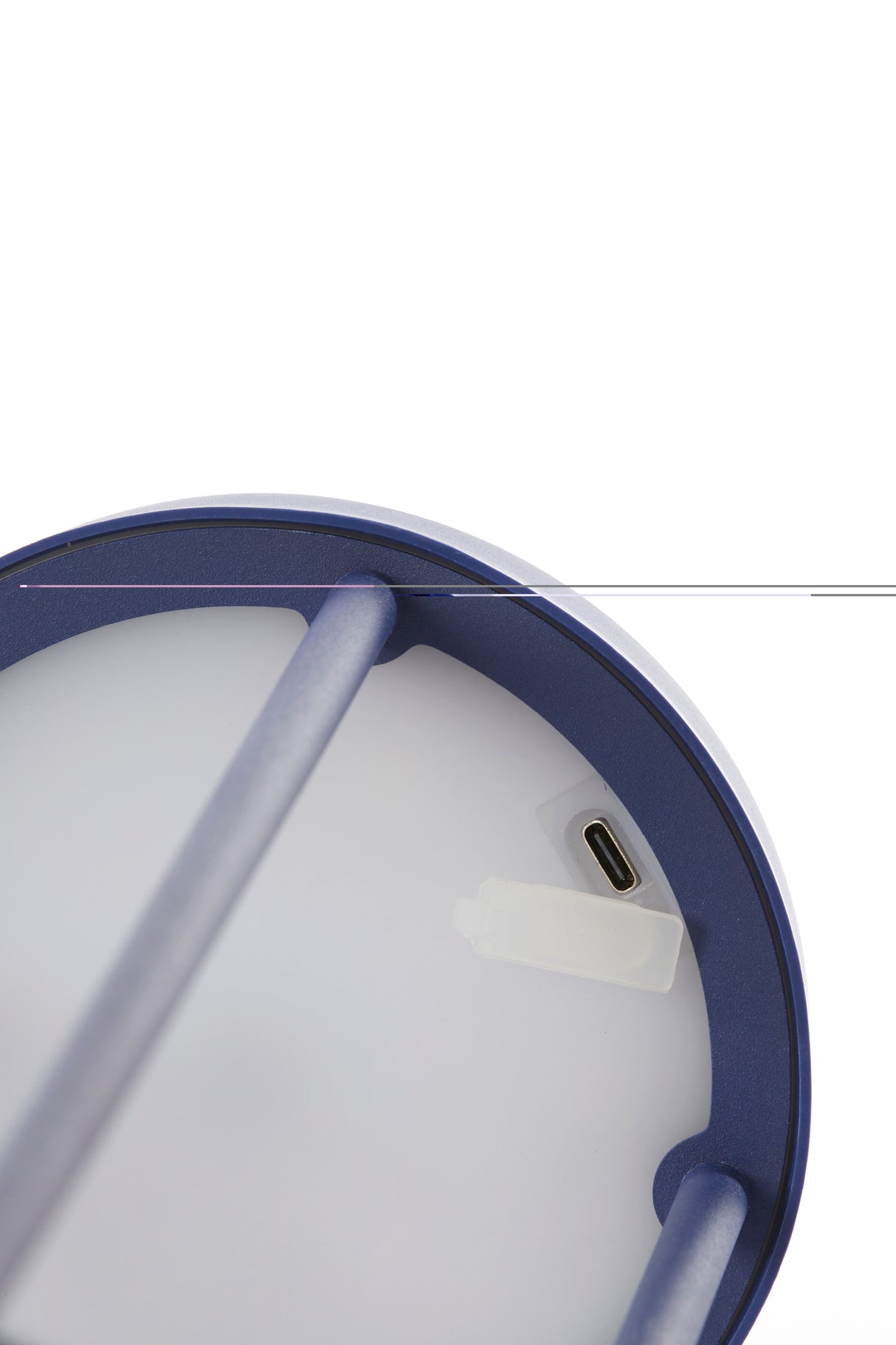 Elegant Cobalt Blue LED Table Lamp - 13x28 cm