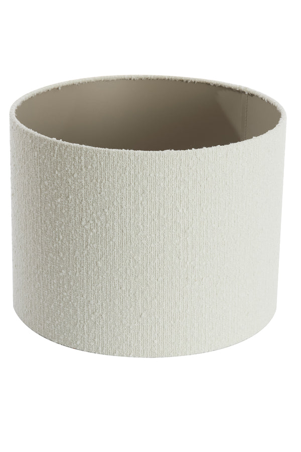 Elegant White Bolero Cylinder Shade 40x40x30 cm