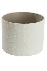 Elegant White Bolero Cylinder Shade 40x40x30 cm