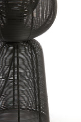 Elegant Black Aboso Table Lamp 42 cm