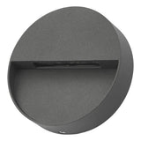 Ugo Outdoor Wall Light Round Eyelid Anthracite IP65 LED