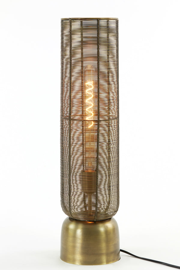 Antique Bronze Lezuza Table Lamp, 15.5 x 60.5 cm