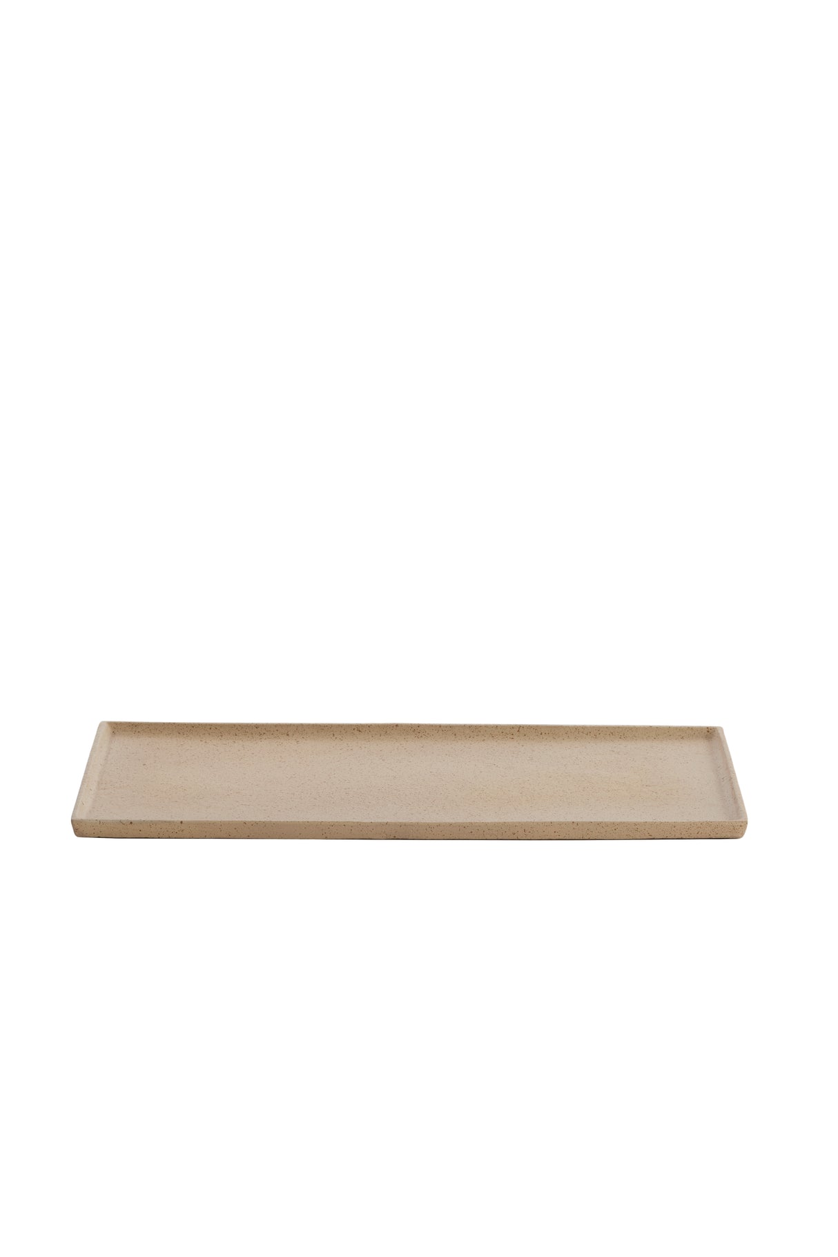 Maes Sandstone Dish with Light Brown Speckles, 40x19x1 cm