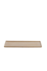 Maes Sandstone Dish with Light Brown Speckles, 40x19x1 cm