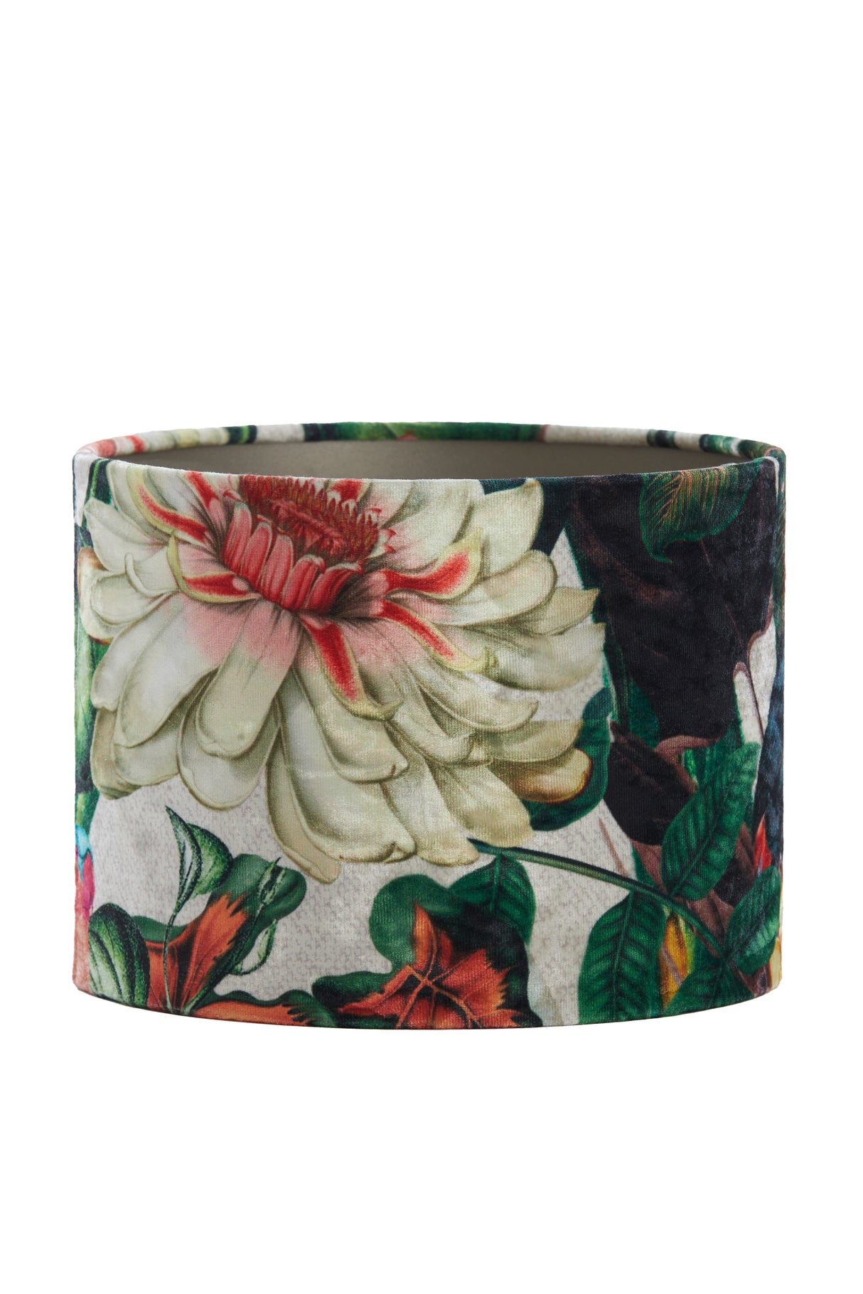 Cylinder Lampshade 30-30-21 cm in Dahlia Green