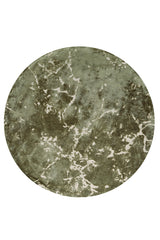 Round Olive and Grey Sjors Rug Ø200 cm