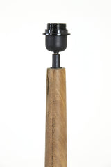 Elegant Jovany Floor Lamp in Matte Brown Wood, 135cm