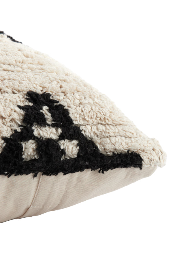 Pirna Natural-Black 45x45 cm Square Cushion