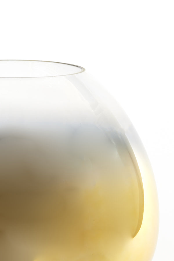 Golden Elegance: Mayson Crystal Glass Table Lamp Ø30x43 cm