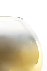 Golden Elegance: Mayson Crystal Glass Table Lamp Ø30x43 cm