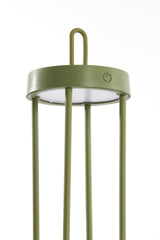 Olive Green LED Table Lamp Ø13x28 cm - Isalo Collection