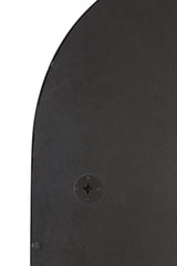 Contemporary Mirror 70x5x180 cm in Matte Black Finish
