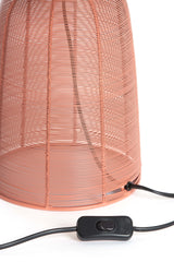 Coral Elegance: Ø24x54 cm Table Lamp