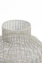 Valery Light Grey Tealight Holder Ø27x24 cm