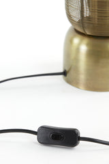 Antique Bronze Lezuza Table Lamp - Ø13.5x49.5 cm