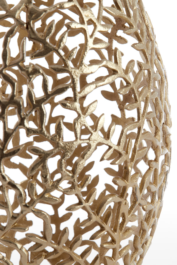 Whirlwind Elegance in Antique Gold Frame - Ø25x39 cm