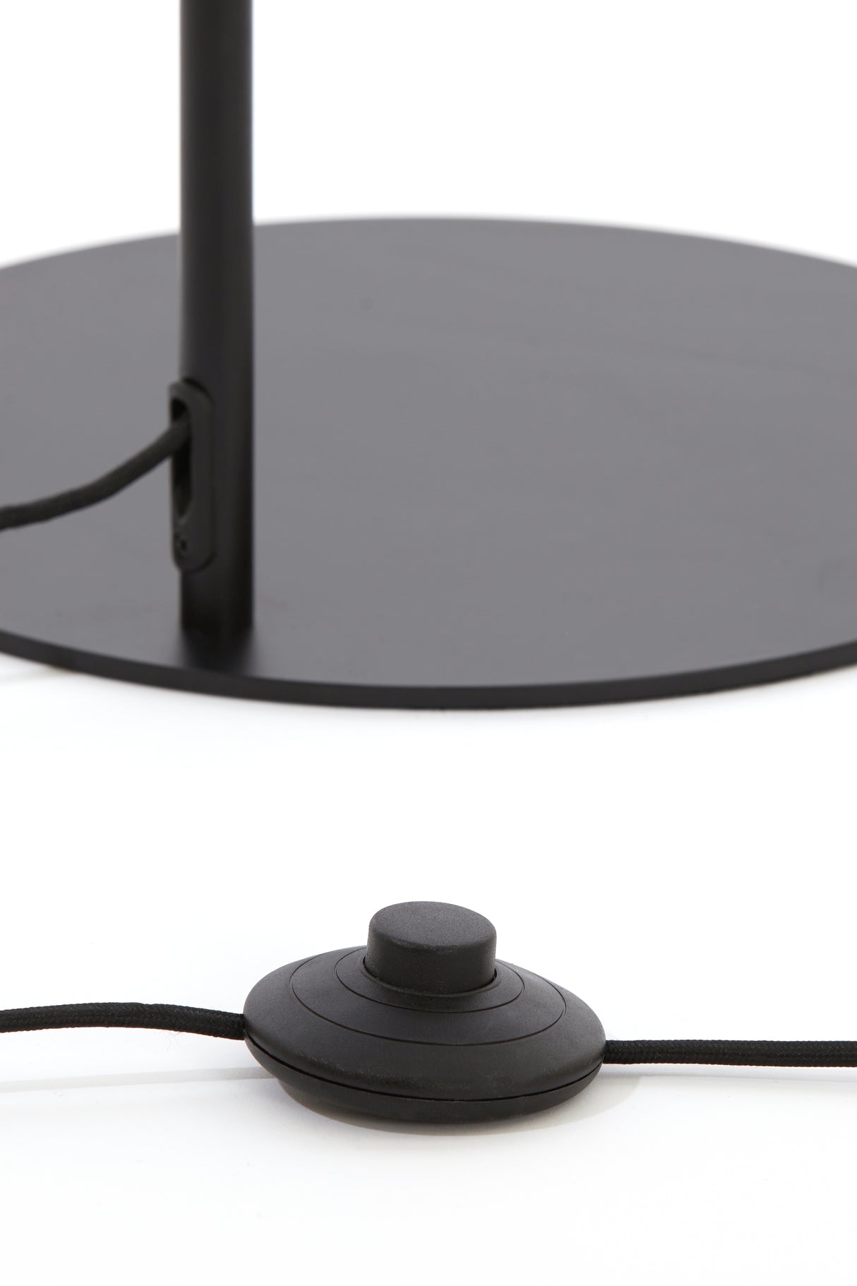Solna Floor Lamp with Smoked Glass and Matte Black Finish, 45x29.5x160 cm